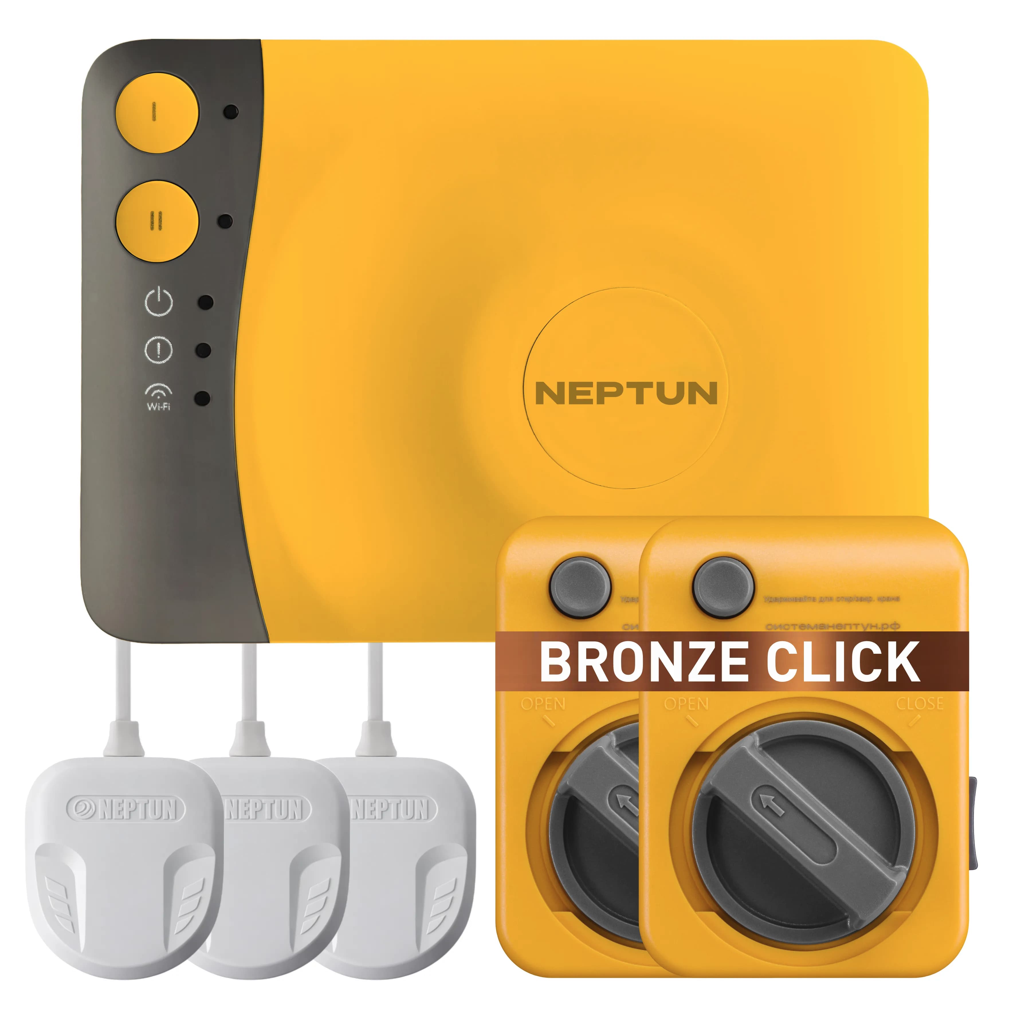  КОМПЛЕКТ ПРОВОДНОЙ NEPTUN BRONZE CLICK 2 КРАНА SMART EVO 1 дюйм